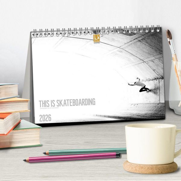 Produktbild: THIS IS SKATEBOARDING 2026 (Tischkalender 2026 DIN A5 quer), CALVENDO Monatskalender