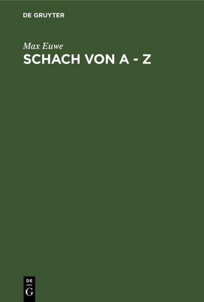 Produktbild: Schach von A - Z