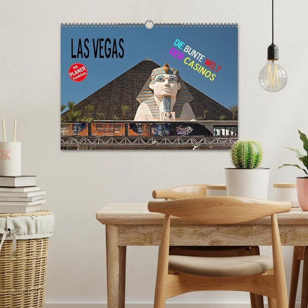 Produktbild: Las Vegas - Die bunte Welt der Casinos (Wandkalender 2026 DIN A3 quer), CALVENDO Monatskalender
