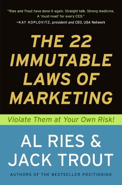 Produktbild: The 22 Immutable Laws of Marketing