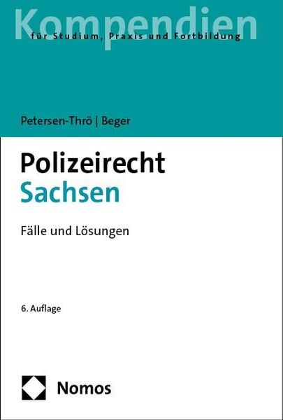 Produktbild: Polizeirecht Sachsen