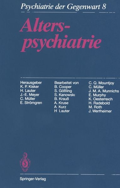 Produktbild: Alterspsychiatrie