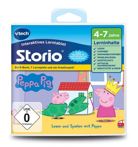 Produktbild: Vtech Lernspiel Peppa (Storio 2, Storio 3S)