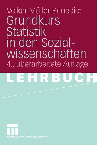Produktbild: Grundkurs Statistik in den Sozialwissenschaften