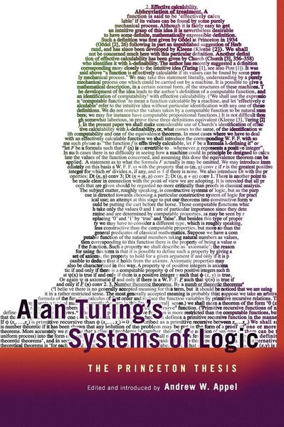 Produktbild: Alan Turing's Systems of Logic