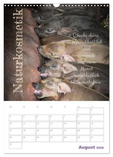 Produktbild: Tierische Challenges: F&uuml;r mehr Bewusstsein und mehr Tierschutz (Wandkalender 2026 DIN A3 hoch), CALVENDO Monatskalender