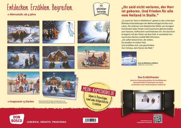 Produktbild: Es stand ein Stern in Bethlehem. Kamishibai Bildkartenset.