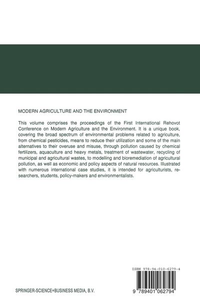 Produktbild: Modern Agriculture and the Environment