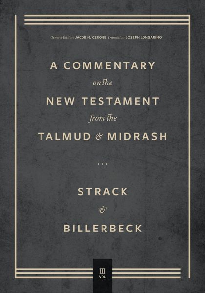 Produktbild: Commentary on the New Testament from the Talmud and Midrash