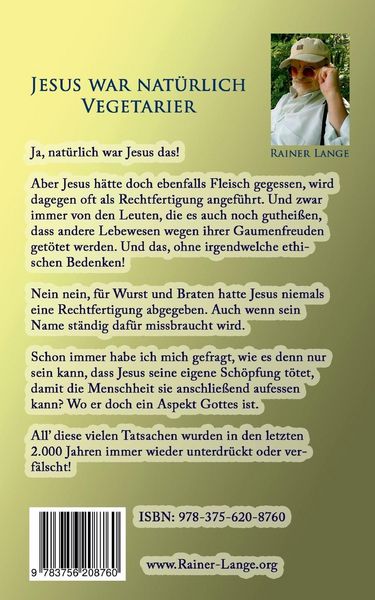 Produktbild: Jesus war nat&uuml;rlich Vegetarier