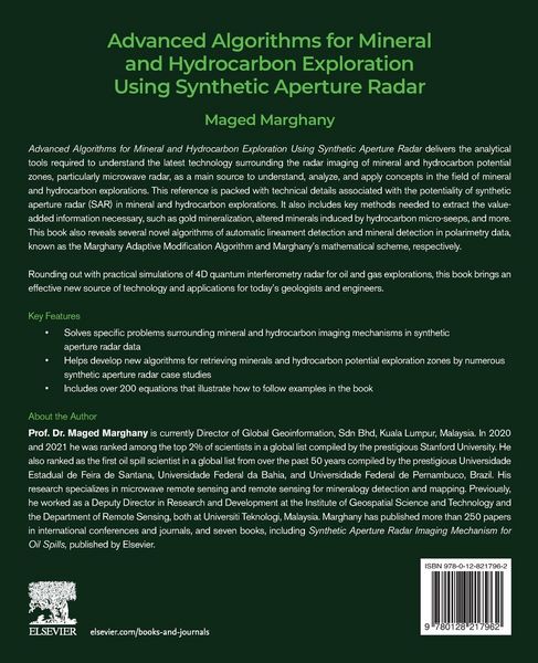 Produktbild: Advanced Algorithms for Mineral and Hydrocarbon Exploration Using Synthetic Aperture Radar