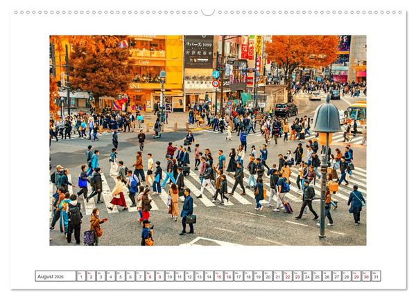 Produktbild: Tokio - Tradition und Moderne (hochwertiger Premium Wandkalender 2026 DIN A2 quer), Kunstdruck in Hochglanz