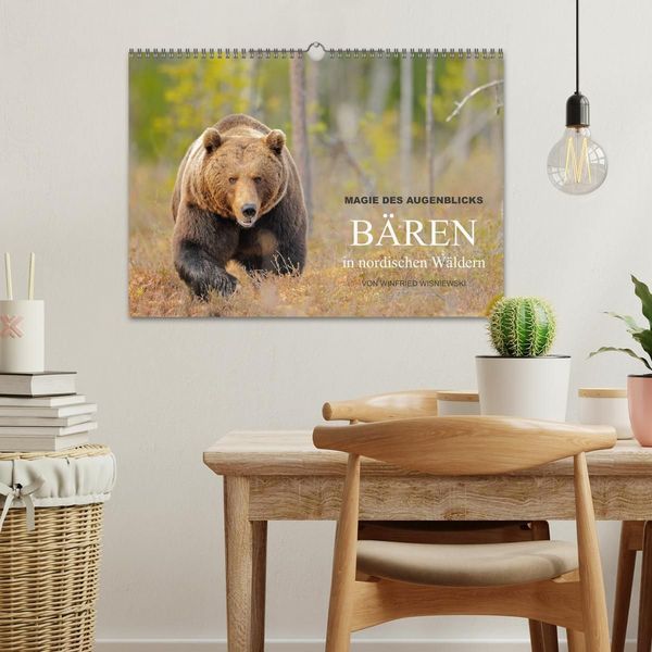 Produktbild: Magie des Augenblicks - B&auml;ren in nordischen W&auml;ldern (Wandkalender 2027 DIN A3 quer), CALVENDO Monatskalender