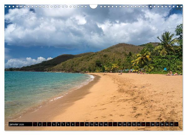 Produktbild: Guadeloupe (Calendrier mural 2026 DIN A3 vertical), CALVENDO calendrier mensuel