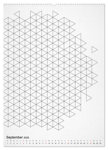 Produktbild: Geometric Graphik Art (hochwertiger Premium Wandkalender 2026 DIN A2 hoch), Kunstdruck in Hochglanz