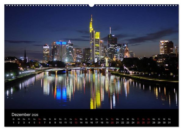 Produktbild: Frankfurt am Main (hochwertiger Premium Wandkalender 2026 DIN A2 quer), Kunstdruck in Hochglanz