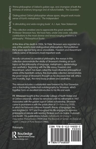 Produktbild: Freedom and Resentment and Other Essays