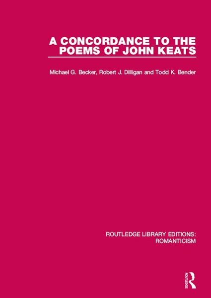 Produktbild: A Concordance to the Poems of John Keats