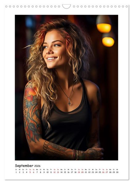 Produktbild: Tattoo to me too (Wandkalender 2026 DIN A3 hoch), CALVENDO Monatskalender
