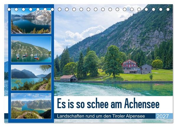 Produktbild: Es is so schee am Achensee 2027 (Tischkalender 2027 DIN A5 quer), CALVENDO Monatskalender