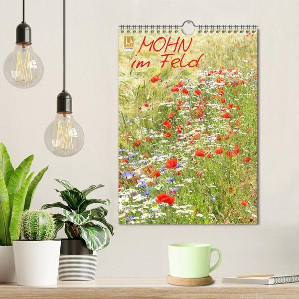 Produktbild: Mohn im Feld (Wandkalender 2026 DIN A4 hoch), CALVENDO Monatskalender