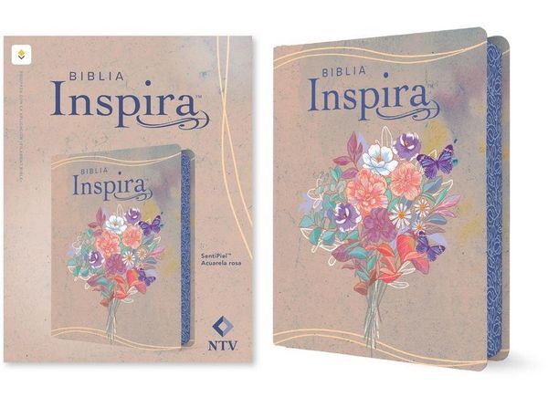 Produktbild: Biblia Inspira Ntv Con Filament (Sentipiel, Acuarela Rosa)