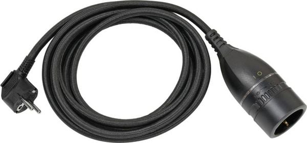 Brennenstuhl 1161830030 Strom Verlängerungskabel Schwarz 5.00 m H05VV 3G 1,5 mm²