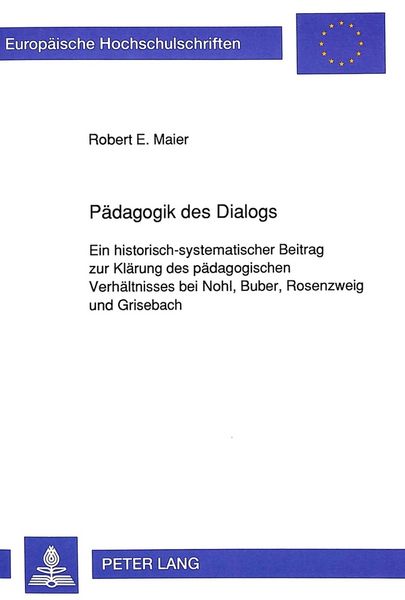 Produktbild: P&auml;dagogik des Dialogs