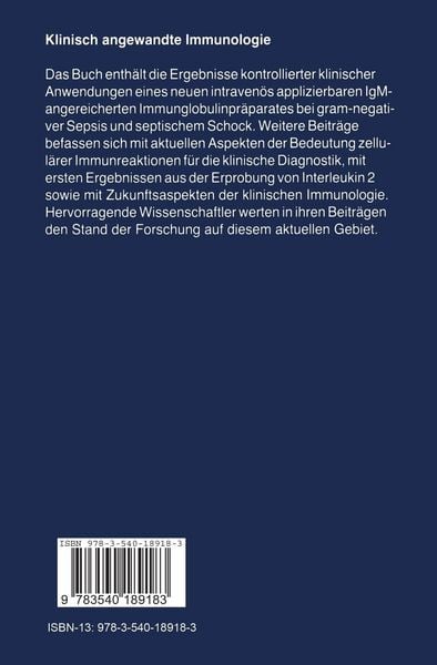 Produktbild: Klinisch angewandte Immunologie