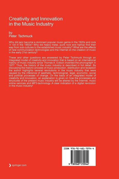 Produktbild: Creativity and Innovation in the Music Industry