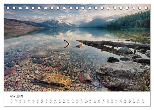 Produktbild: National-Parks der USA (Tischkalender 2026 DIN A5 quer), CALVENDO Monatskalender