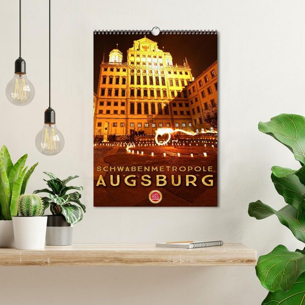 Produktbild: Schwabenmetropole Augsburg (Wandkalender 2026 DIN A3 hoch), CALVENDO Monatskalender