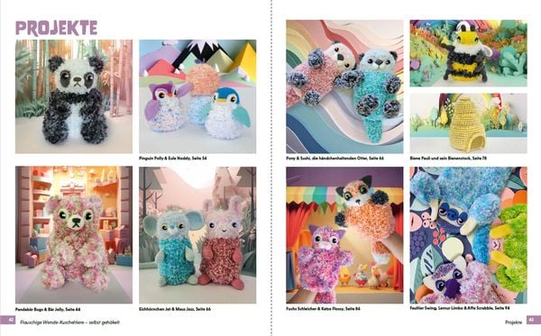 Produktbild: Flauschige Wende-Kuscheltiere