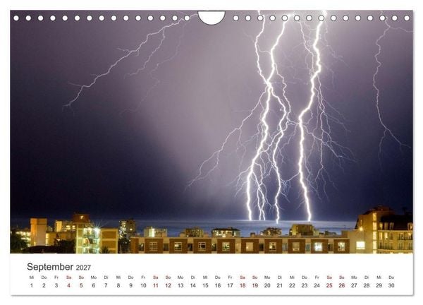 Produktbild: Gewitter - atemberaubende Naturschauspiele (Wandkalender 2027 DIN A4 quer), CALVENDO Monatskalender