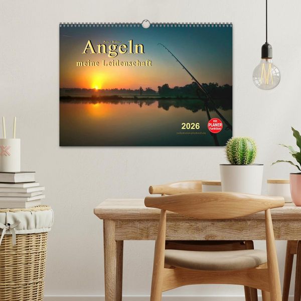 Produktbild: Angeln - meine Leidenschaft (Wandkalender 2026 DIN A3 quer), CALVENDO Monatskalender