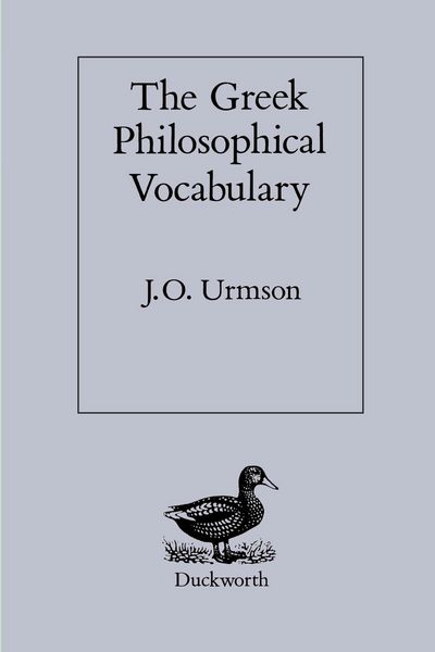 Produktbild: Greek Philosophical Vocabulary