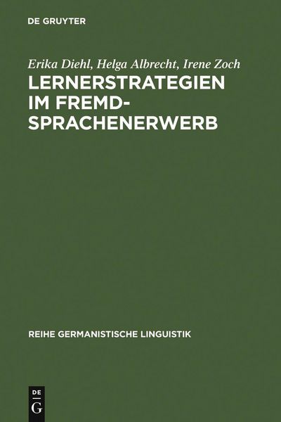 Produktbild: Lernerstrategien im Fremdsprachenerwerb
