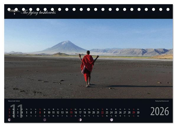 Produktbild: Tansania Blickwinkel 2026 (Tischkalender 2026 DIN A5 quer), CALVENDO Monatskalender