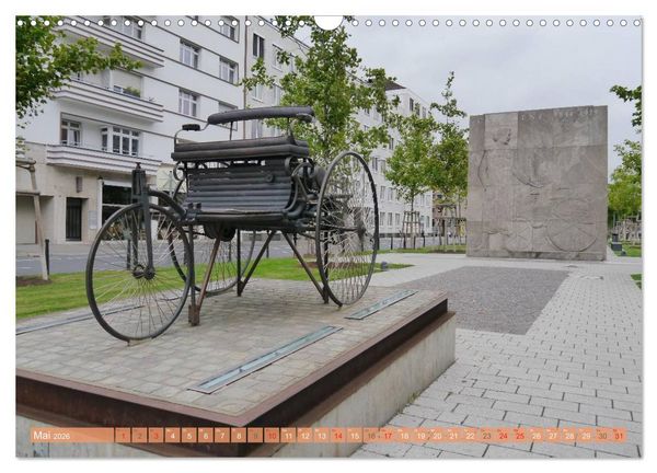 Produktbild: Mannheim - Stadt im Quadrat (Wandkalender 2026 DIN A3 quer), CALVENDO Monatskalender