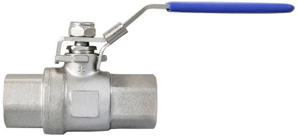 Produktbild: TRU COMPONENTS TC-2PC-DN15-316 TC-12770348 Standard-Kugelhahn Innengewinde: G1/2" 64 bar (max) 1 St.