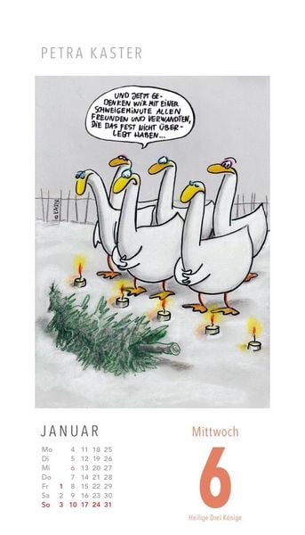 Produktbild: Fiese Bilder Cartoons f&uuml;r jeden Tag 2027: Tagesabrei&szlig;kalender