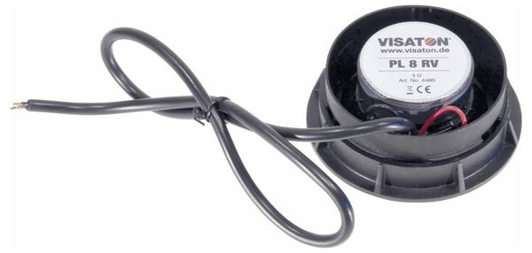Produktbild: Visaton PL 8 RV - 4 Ohm 3.3 Zoll 8cm Breitb&auml;nder 4Ω