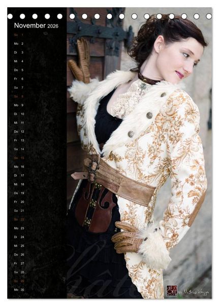 Produktbild: Mode au Chateau (Tischkalender 2026 DIN A5 hoch), CALVENDO Monatskalender