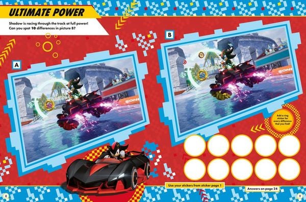 Produktbild: SONIC HEDGEHOG RACING STICK PB