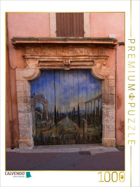 Produktbild: CALVENDO Puzzle Toreingang in Roussillon | 1000 Teile Lege-Gr&ouml;&szlig;e 64x48cm Foto-Puzzle f&uuml;r gl&uuml;ckliche Stunden