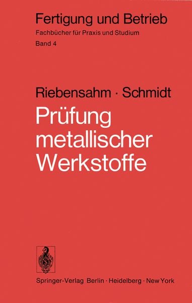 Produktbild: Pr&uuml;fung metallischer Werkstoffe