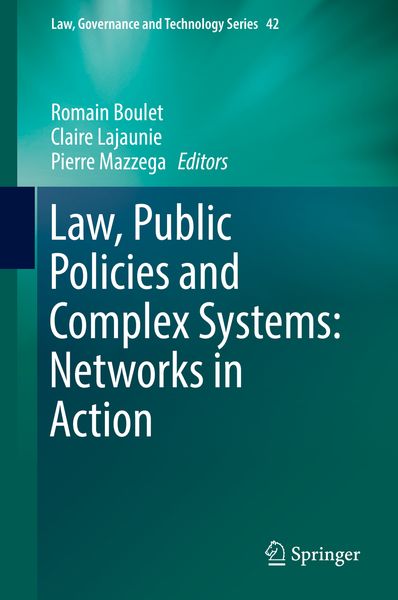 Produktbild: Law, Public Policies and Complex Systems: Networks in Action