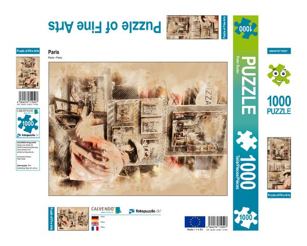 Produktbild: CALVENDO Puzzle Paris 1000 Teile Lege-Gr&ouml;&szlig;e 480 x 640 cm Foto-Puzzle Bild von Peter Roder