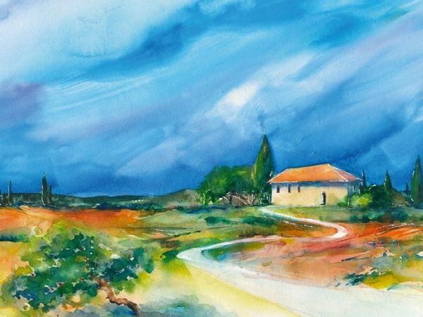 Produktbild: CALVENDO Puzzle Toskana im Licht | 1000 Teile Lege-Gr&ouml;&szlig;e 64x48cm Foto-Puzzle f&uuml;r gl&uuml;ckliche Stunden