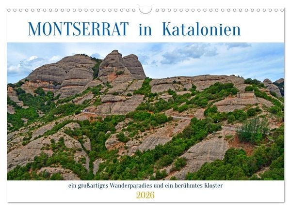 Produktbild: MONTSERRAT in Katalonien (Wandkalender 2026 DIN A3 quer), CALVENDO Monatskalender